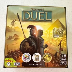 7 WONDERS DUEL Board Card Game 100% COMPLETE 2015 SEVEN WONDERS New Open Box